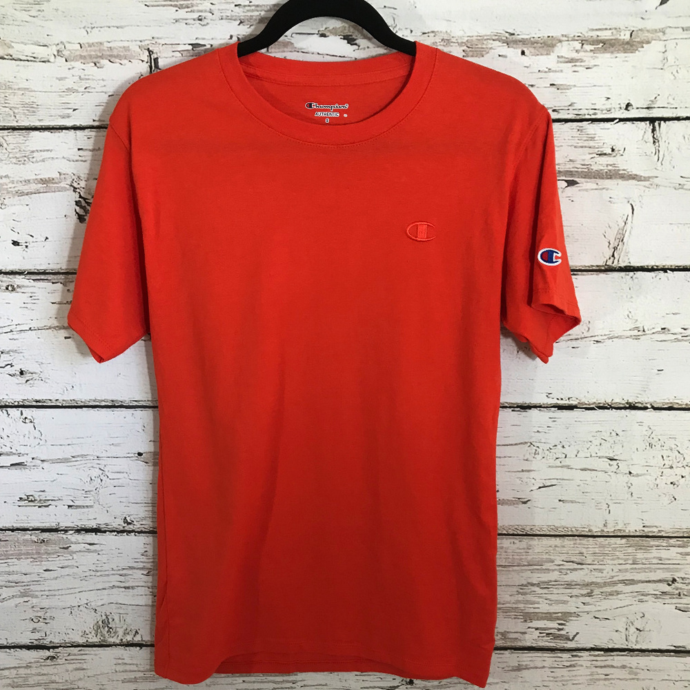 Champion Orange Short Sleeve Shirt